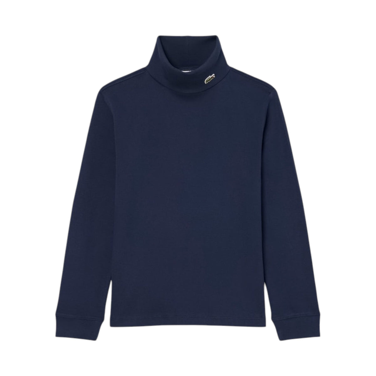 Lupetto blu con patch logo Lacoste