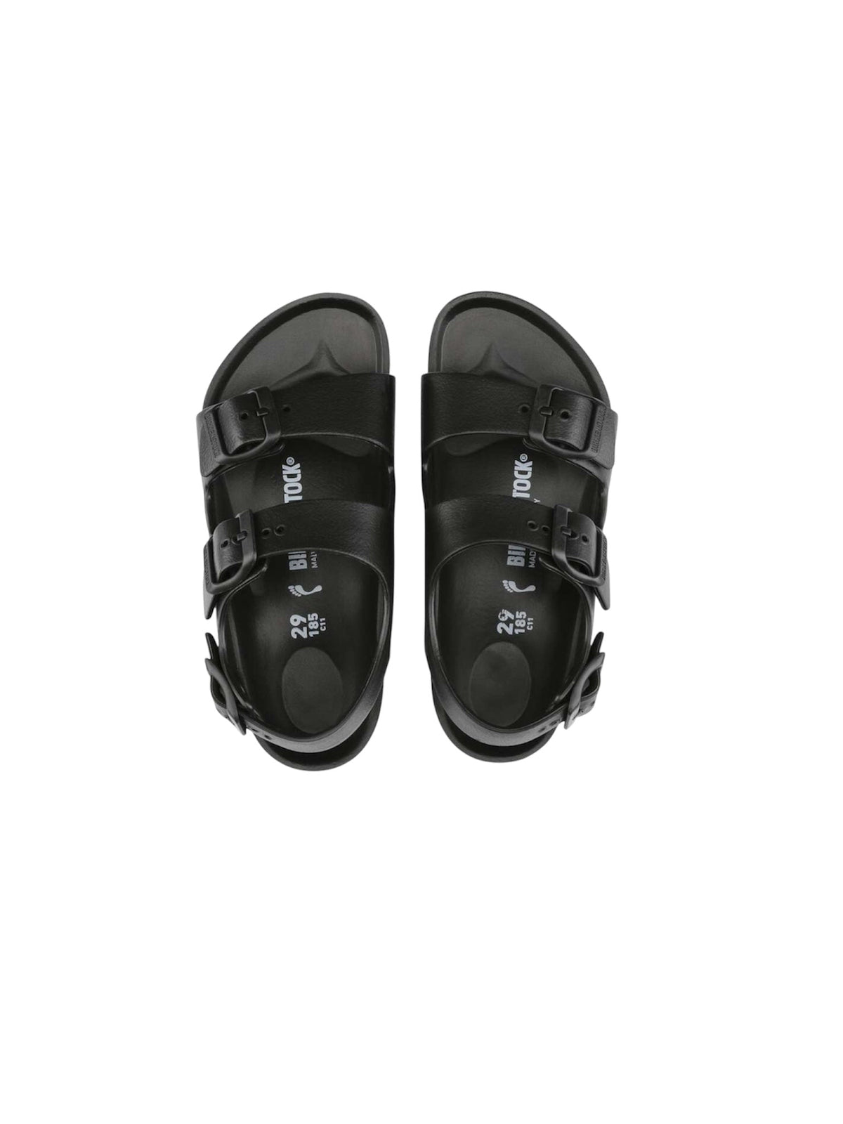 Sandali Milano EVA in gomma neri Birkenstock