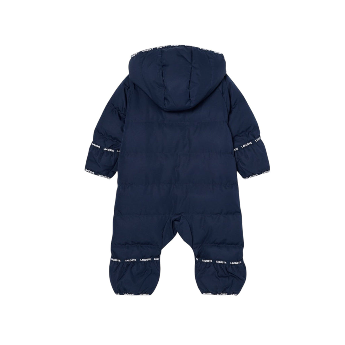 Eschimo blu con patch logo Lacoste frontale
