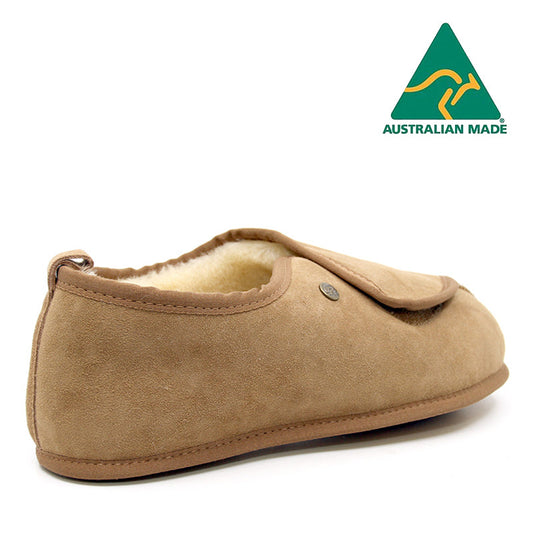 Australian Made - Pat Velcro Ugg Slippers