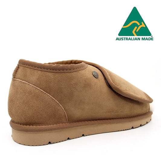 Australian Made - Sky Velcro Ugg Slippers