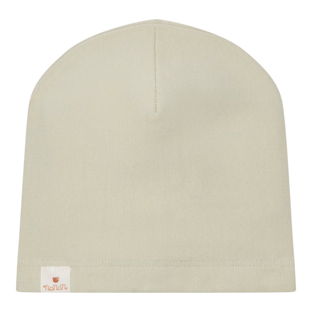 Cappello verde in felpa con dettaglio logo Nanan