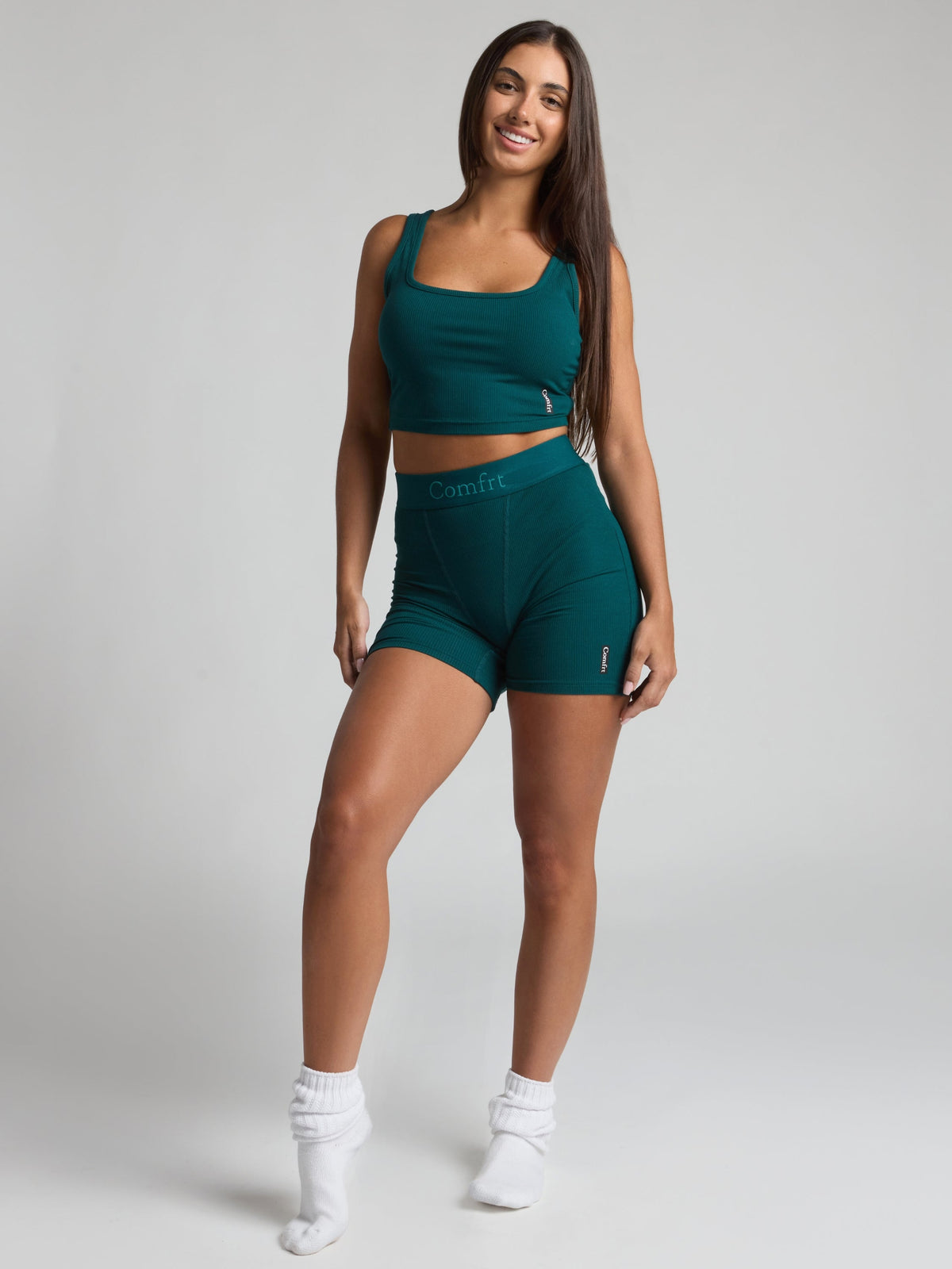 Rib Contour Crop Tank