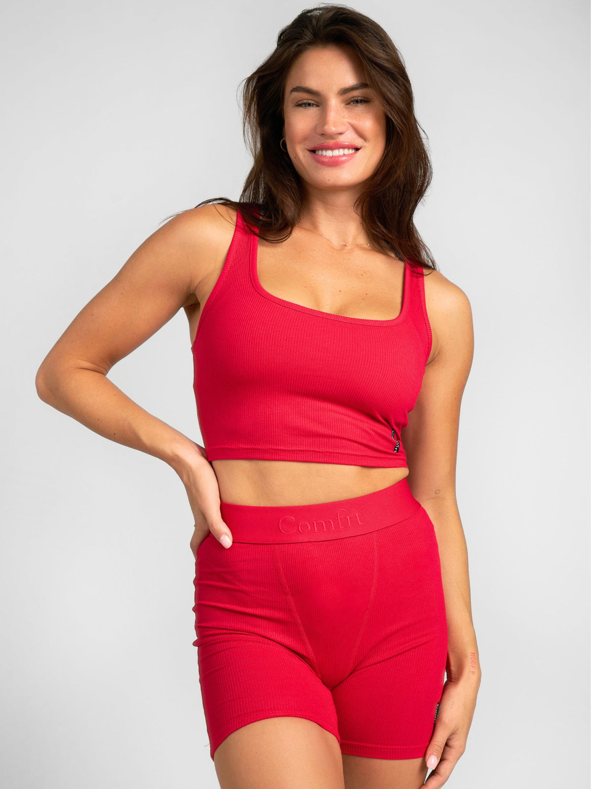 Rib Contour Crop Tank