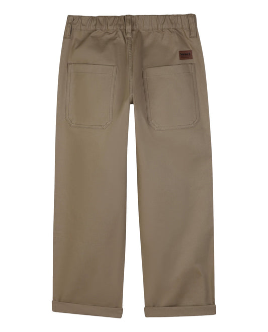 Pantalone beige con dettagli logo Timberland