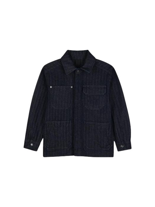 Giacca camicia in jeans con dettaglio logo Givenchy