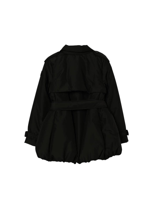 Giubbino nero con dettagli logo Burberry