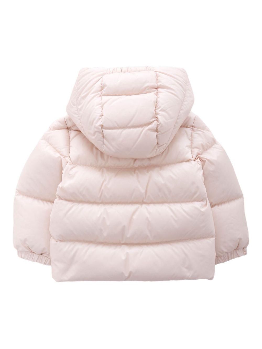 Giubbino Sharon rosa baby con dettaglio patch Moncler