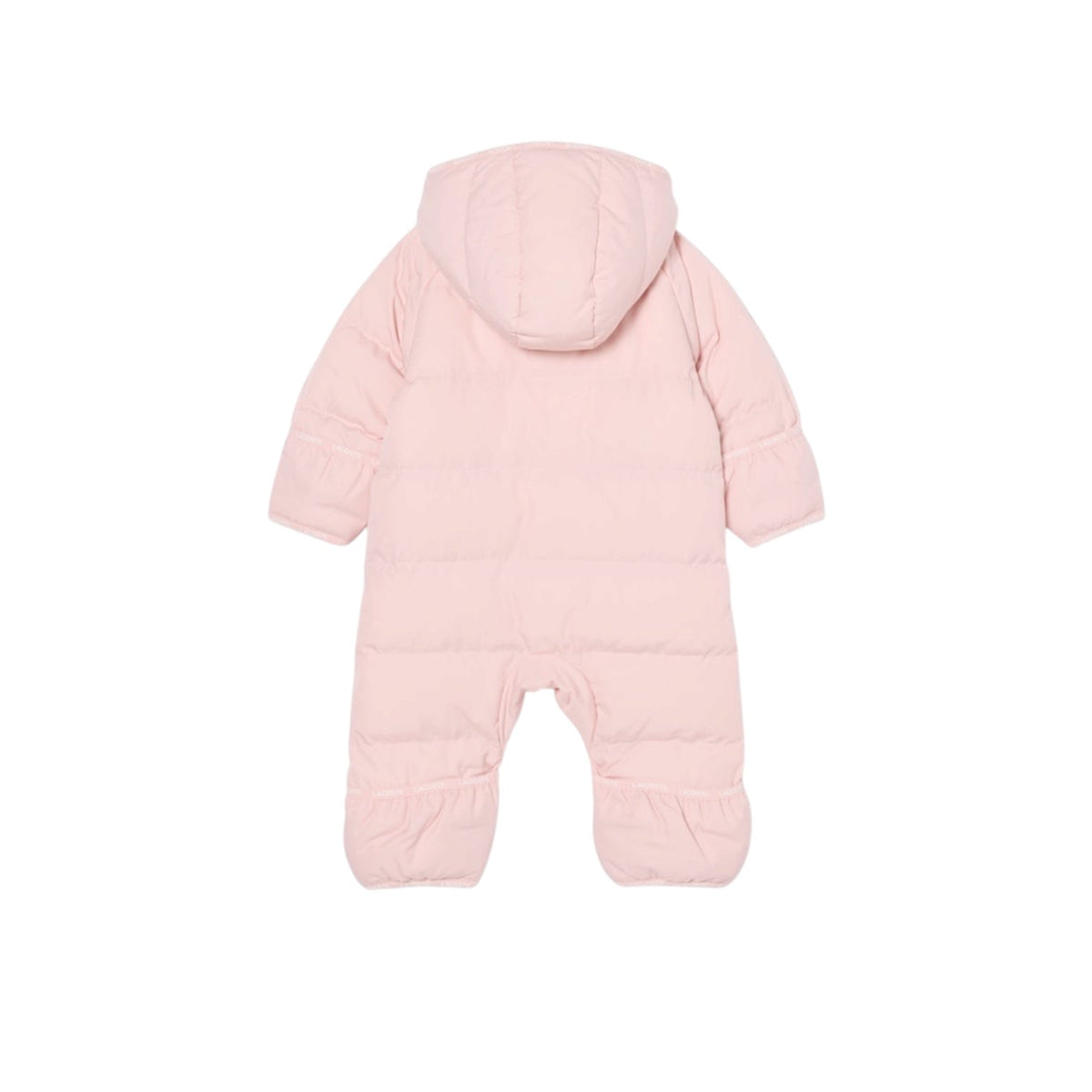 Eschimo rosa con patch logo Lacoste frontale