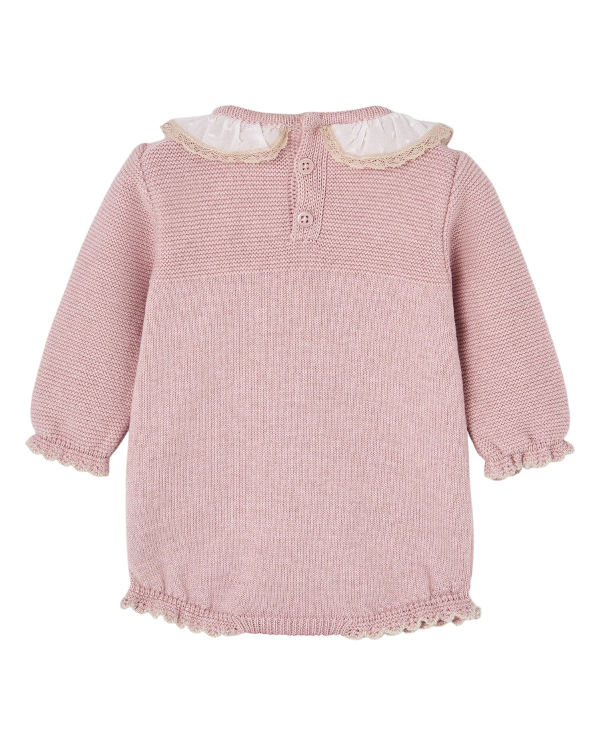 Tutina rosa con pois bianchi e dettagli logo Paz Rodriguez