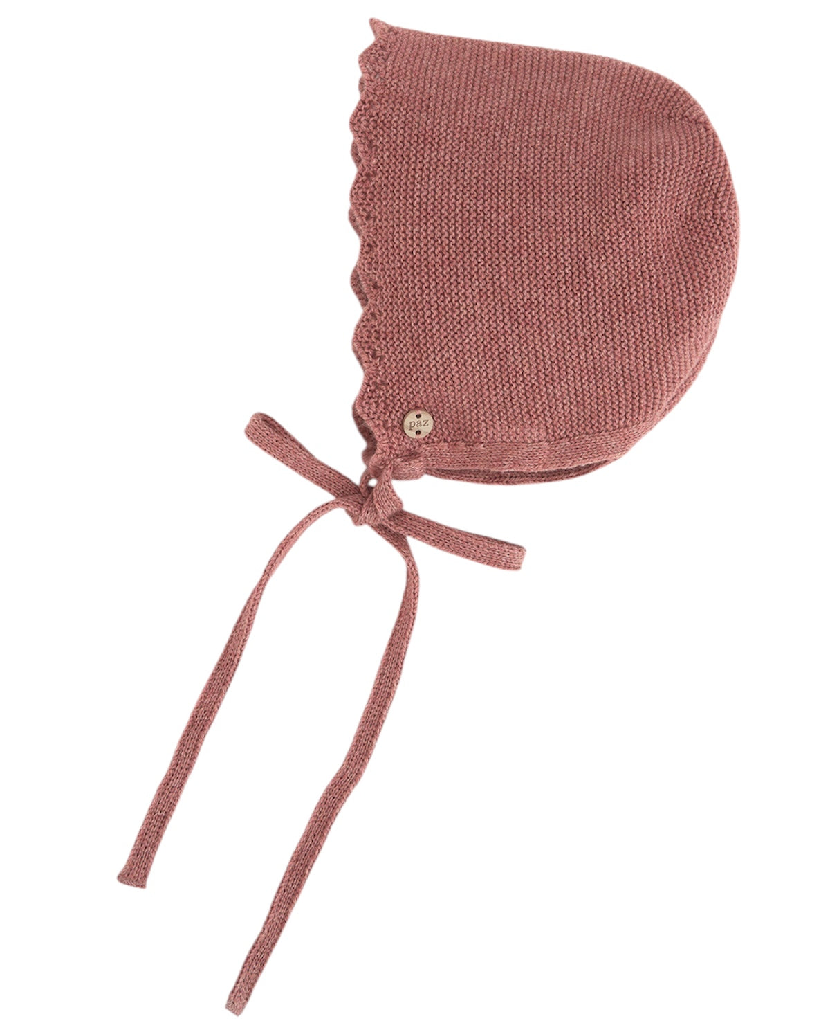 Cappello rosa con laccetti e dettagli logo Paz Rodriguez