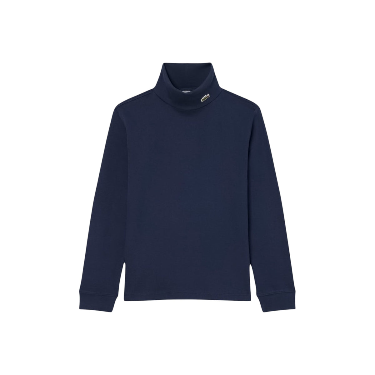 Lupetto blu con patch logo Lacoste