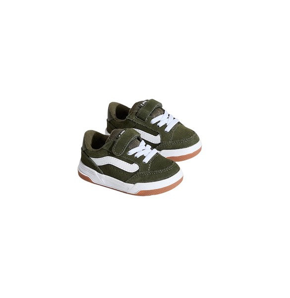 Scarpe verdi con stampa logo Vans