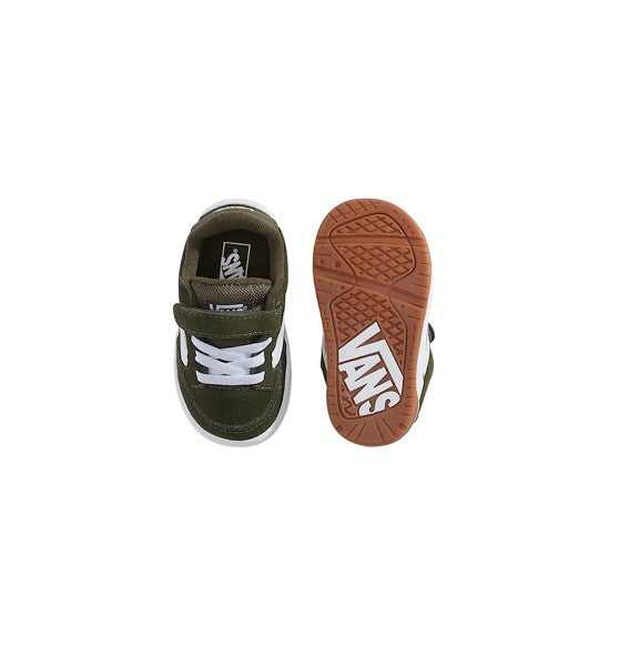 Scarpe verdi con stampa logo Vans