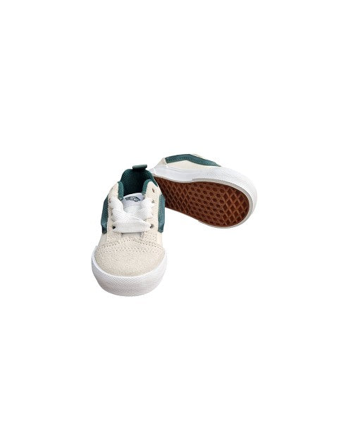 Scarpe panna con dettagli verdi a contrasto Vans