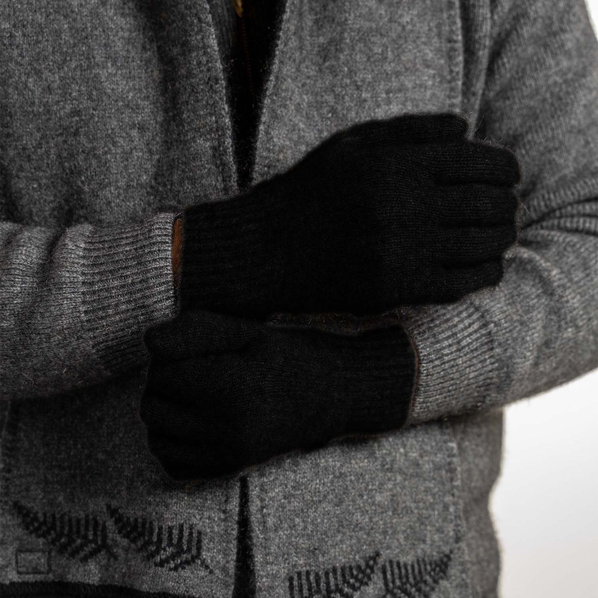 Premium Possum and Merino Wool - Plain Gloves