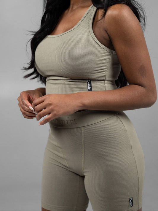 Rib Contour Crop Tank