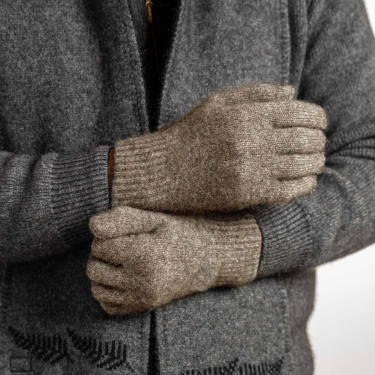 Premium Possum and Merino Wool - Plain Gloves