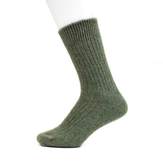 Premium Possum and Merino Wool Ribbed Socks