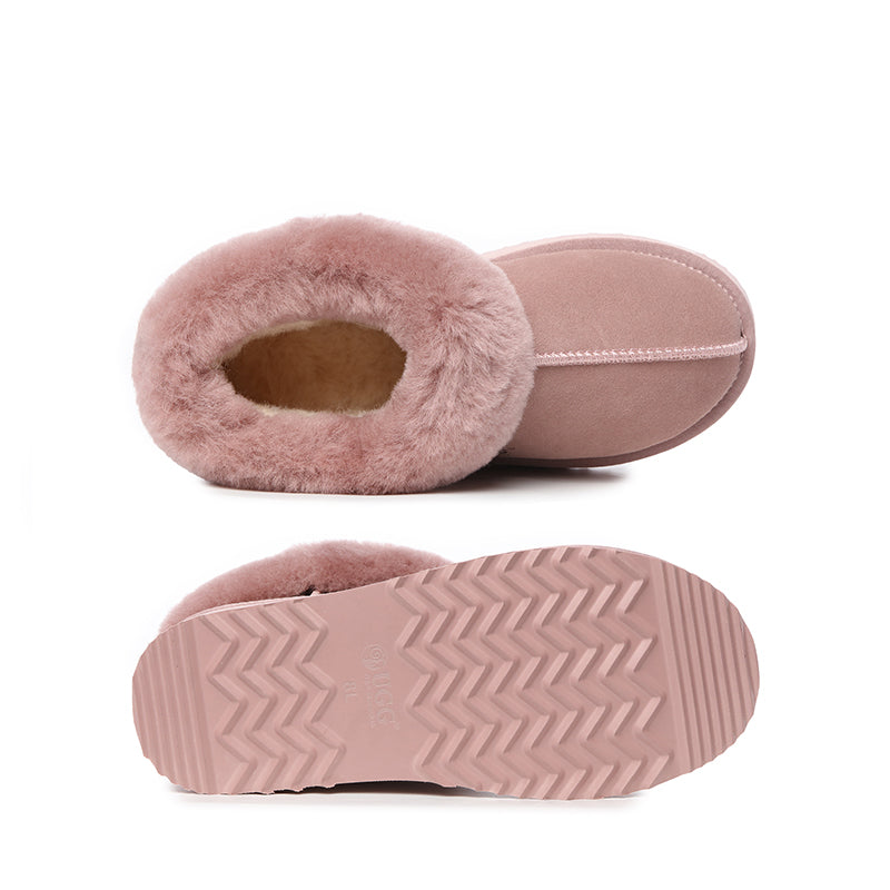 Platinum Platform Ugg Slippers
