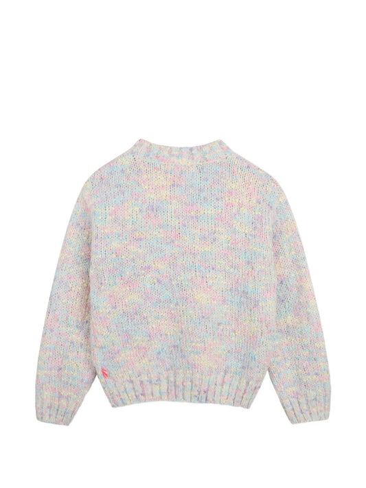 Maglione multicolore con dettagli logo Billieblush