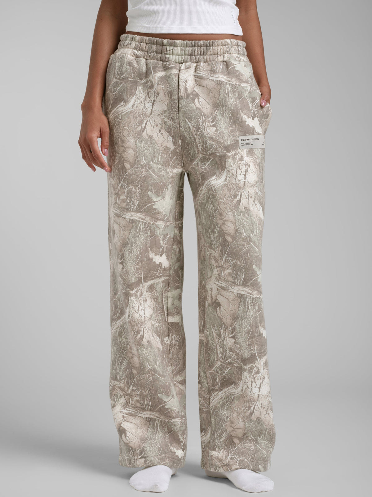 Camo Straight Leg Sweatpants