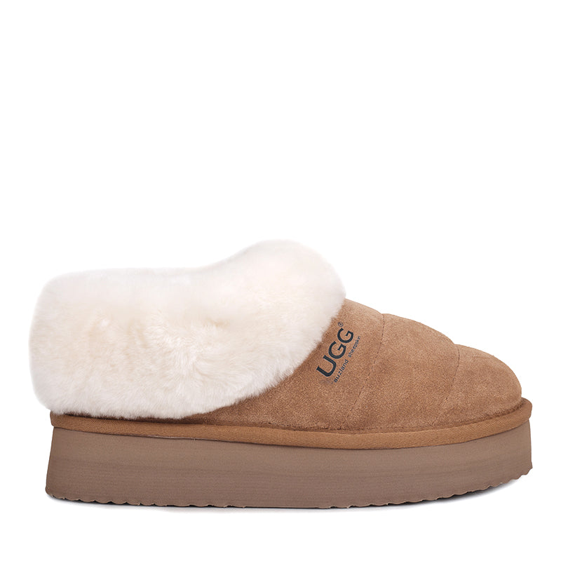 Wolly Platform Ugg Slippers