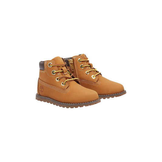 Stivali beige con logo Timberland laterale