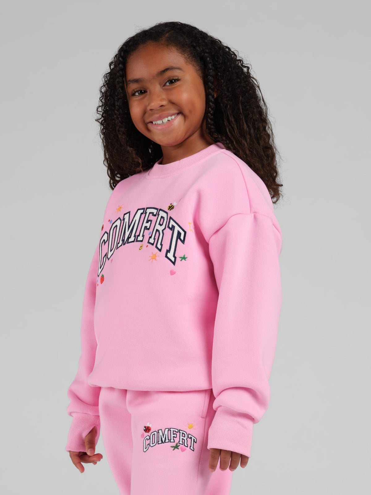 Varsity Kids Applique Crew