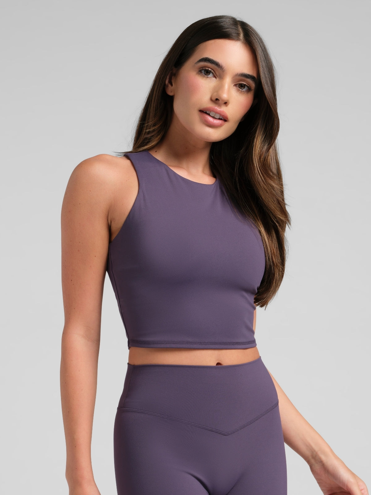 ComfrtCore™ 2.0 High Neck Crop Tank