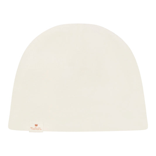 Cappello bianco reversibile con stampa animaletti e dettaglio logo Nanan