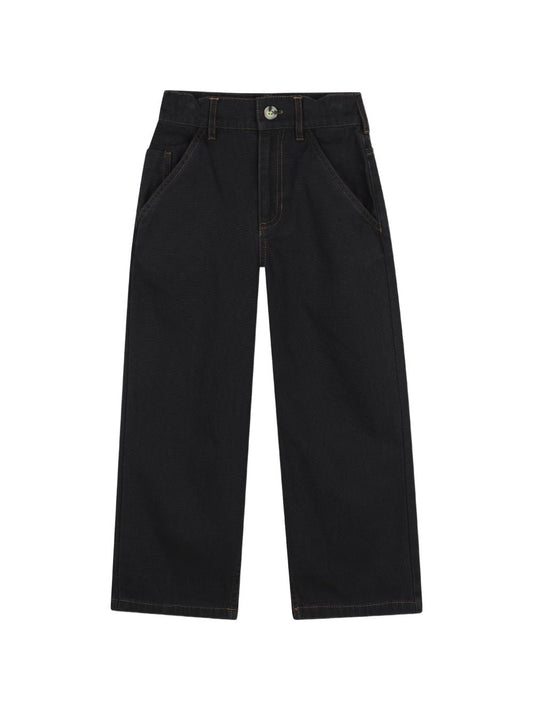 Jeans nero con dettagli Billieblush cuciti sul retro