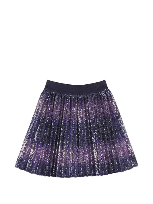 Gonna blu con paillettes Billieblush