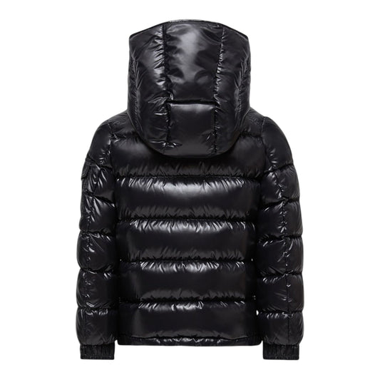 Giubbino Maya nero con dettaglio patch Moncler