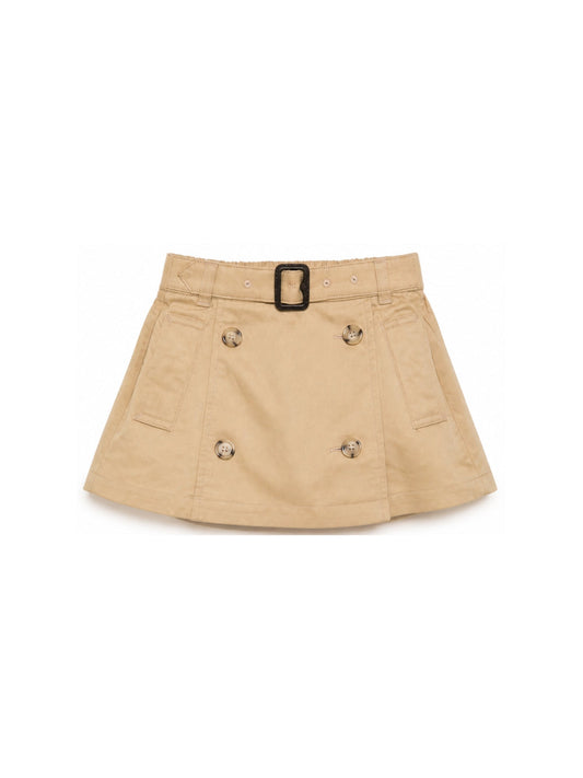 Gonna baby beige con bottoni Burberry