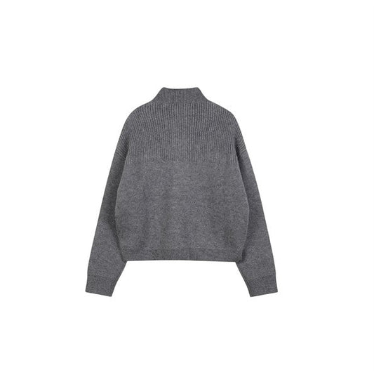 Maglione grigio con dettagli in metallo Chloè