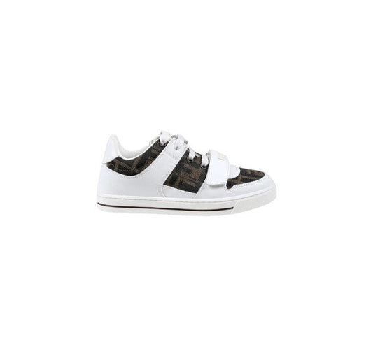 Scarpe bianche e con logo FF Fendi
