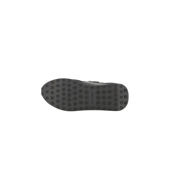 Scarpe nere con logo laterale a contrasto Givenchy