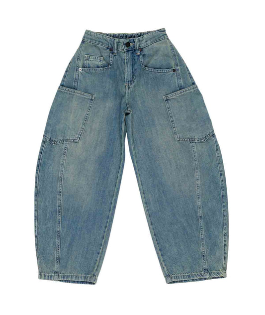 Jeans cargo con dettagli logo Lulu