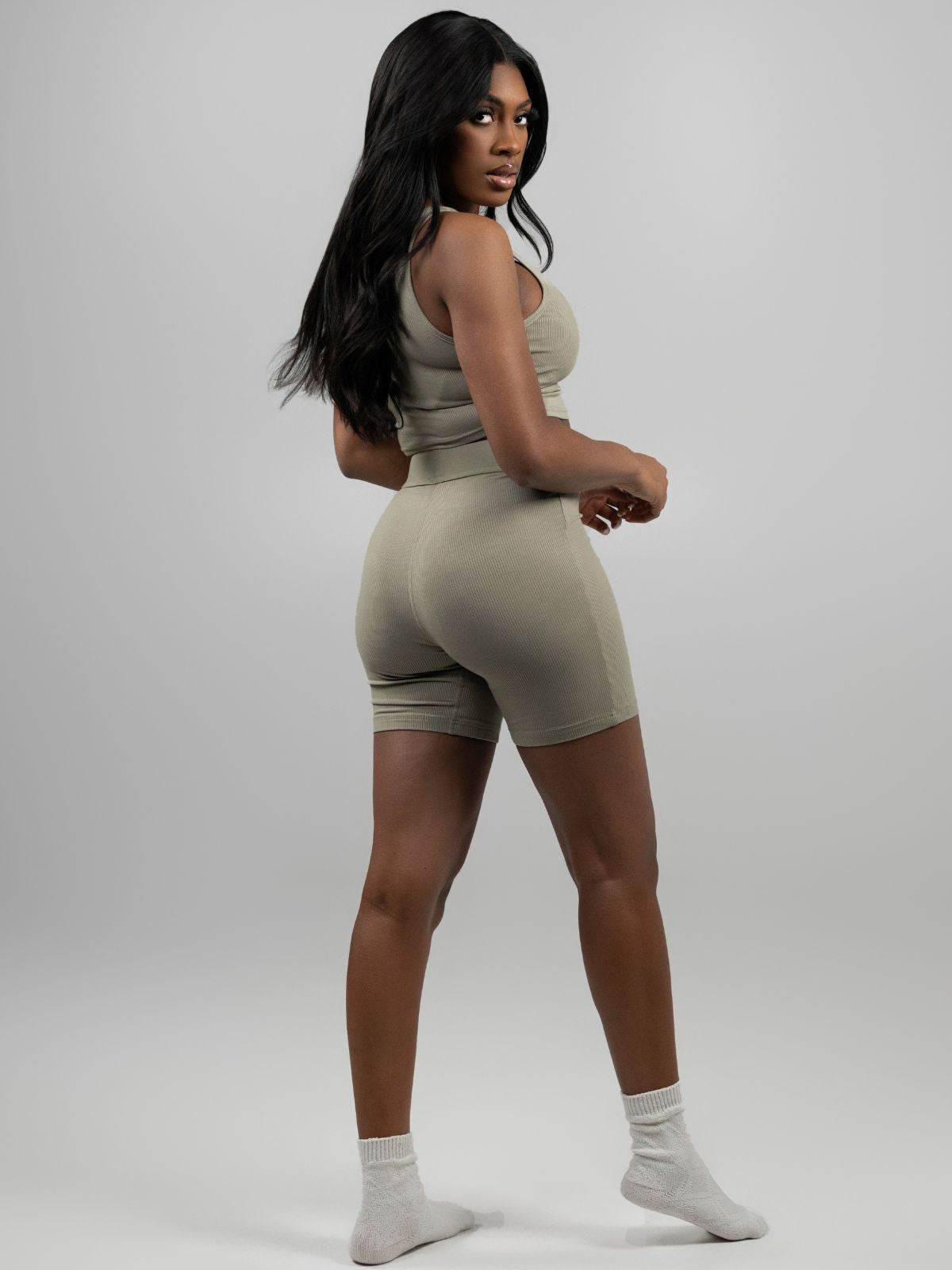 Rib Contour Crop Tank
