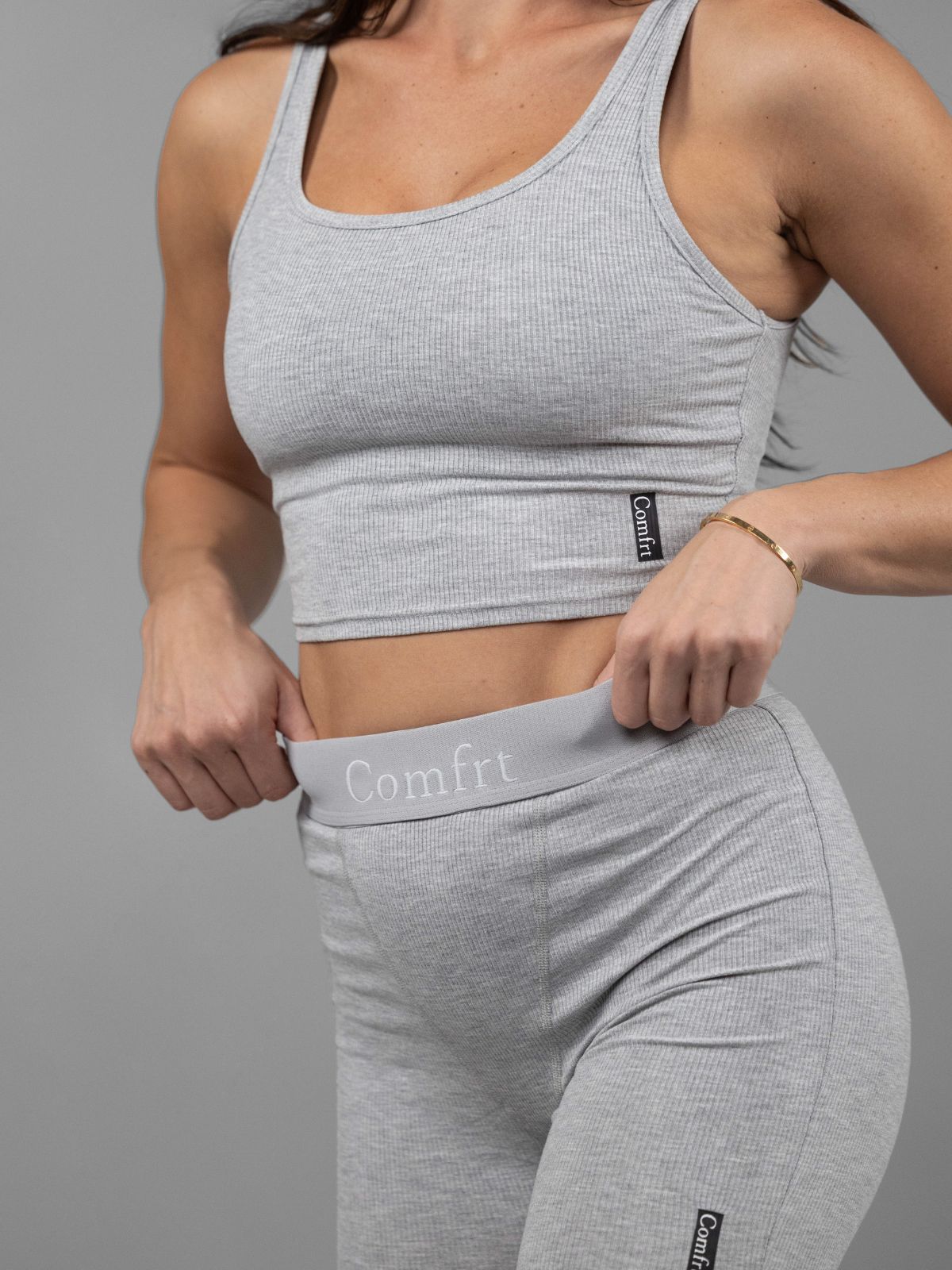 Rib Contour Crop Tank