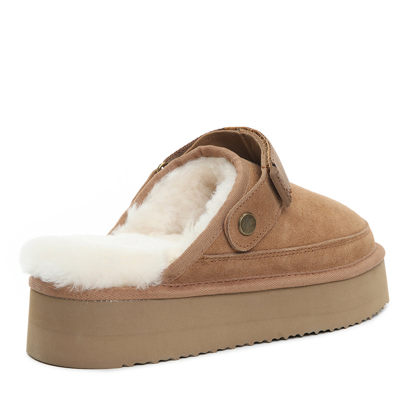 Clog Wool Platform Scuff Uggs