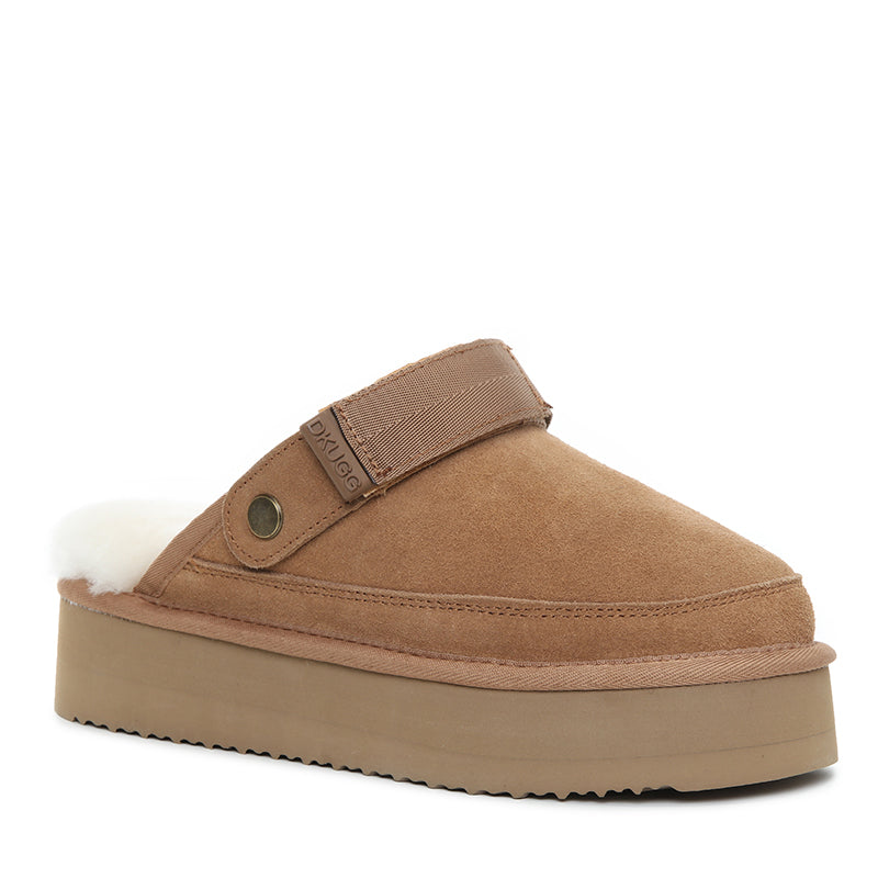 Clog Wool Platform Scuff Uggs