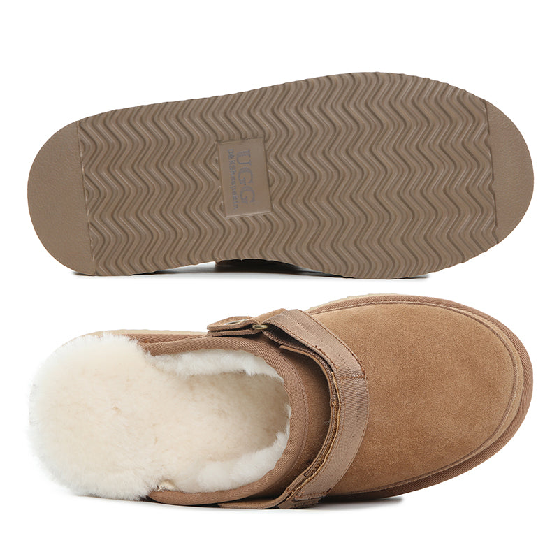 Clog Wool Platform Scuff Uggs