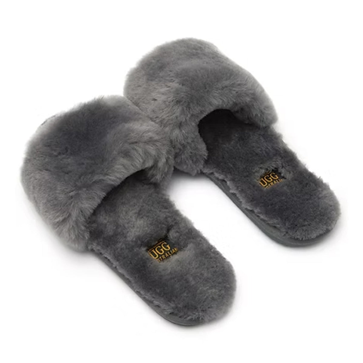 Premium Slides Fluffy Uggs