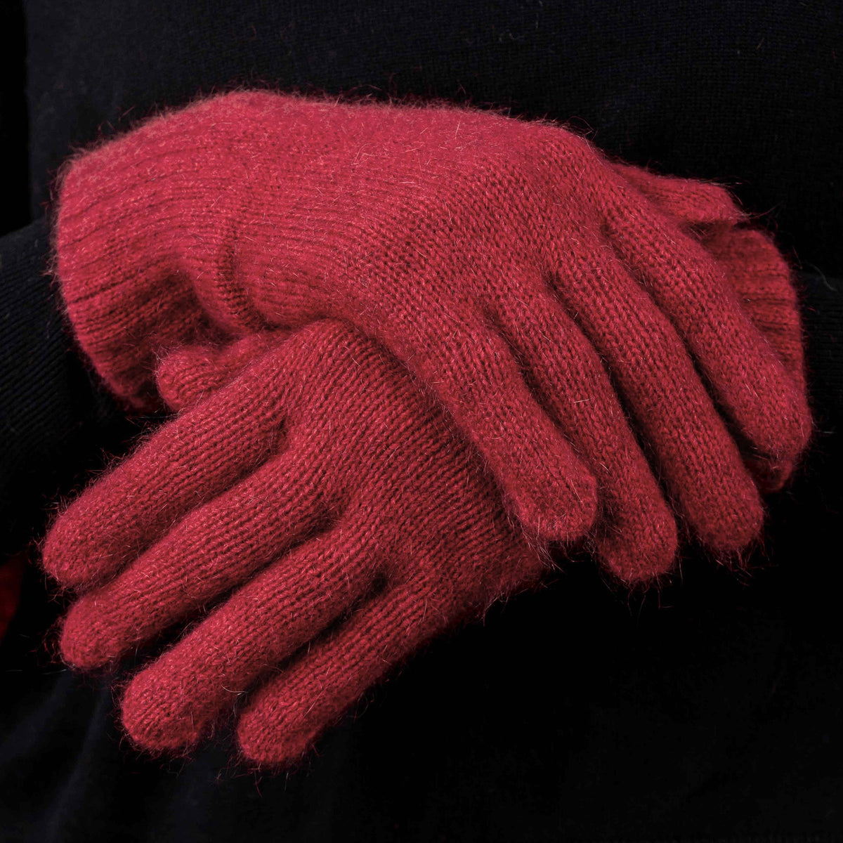 Premium Possum and Merino Wool - Plain Gloves