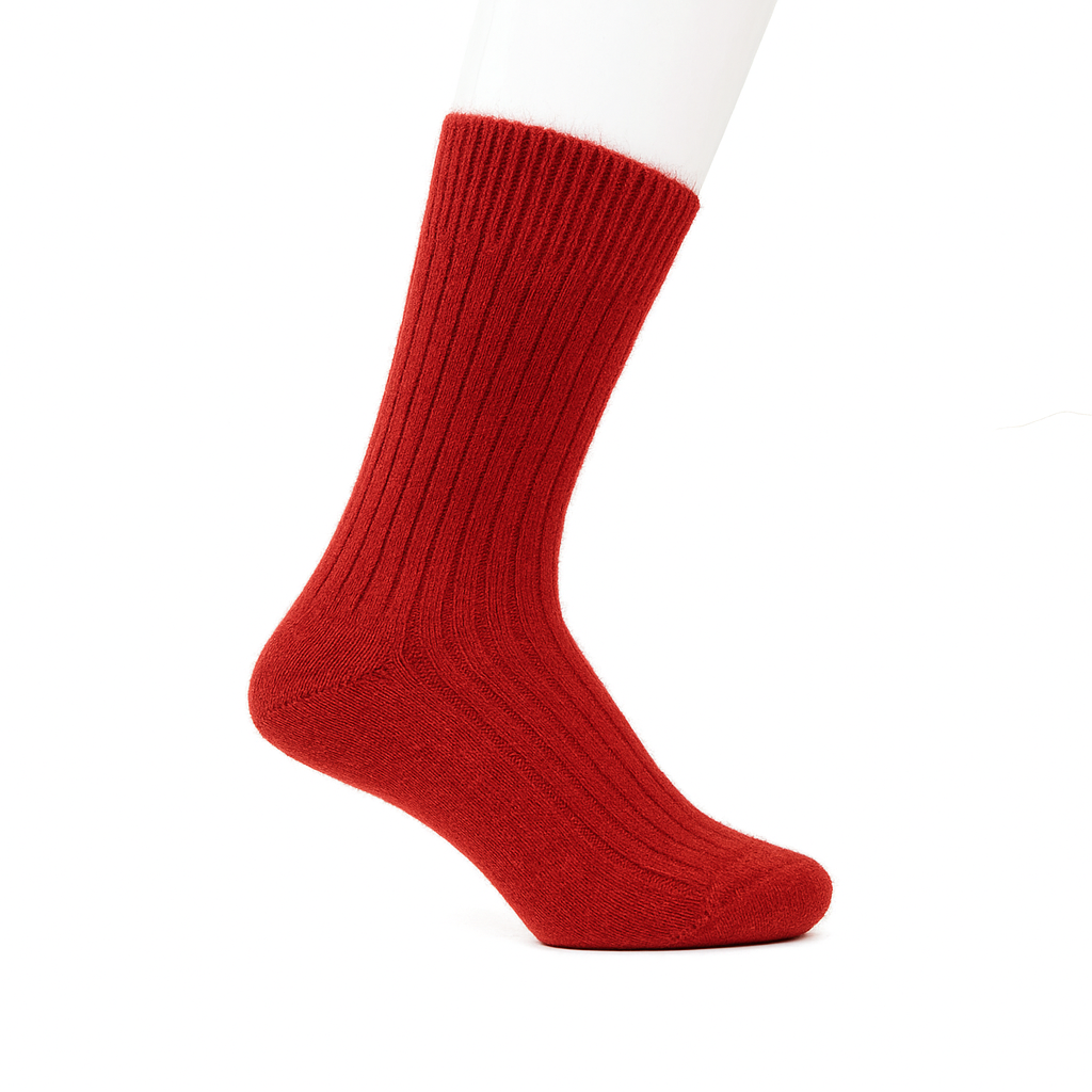 Premium Possum and Merino Wool Ribbed Socks