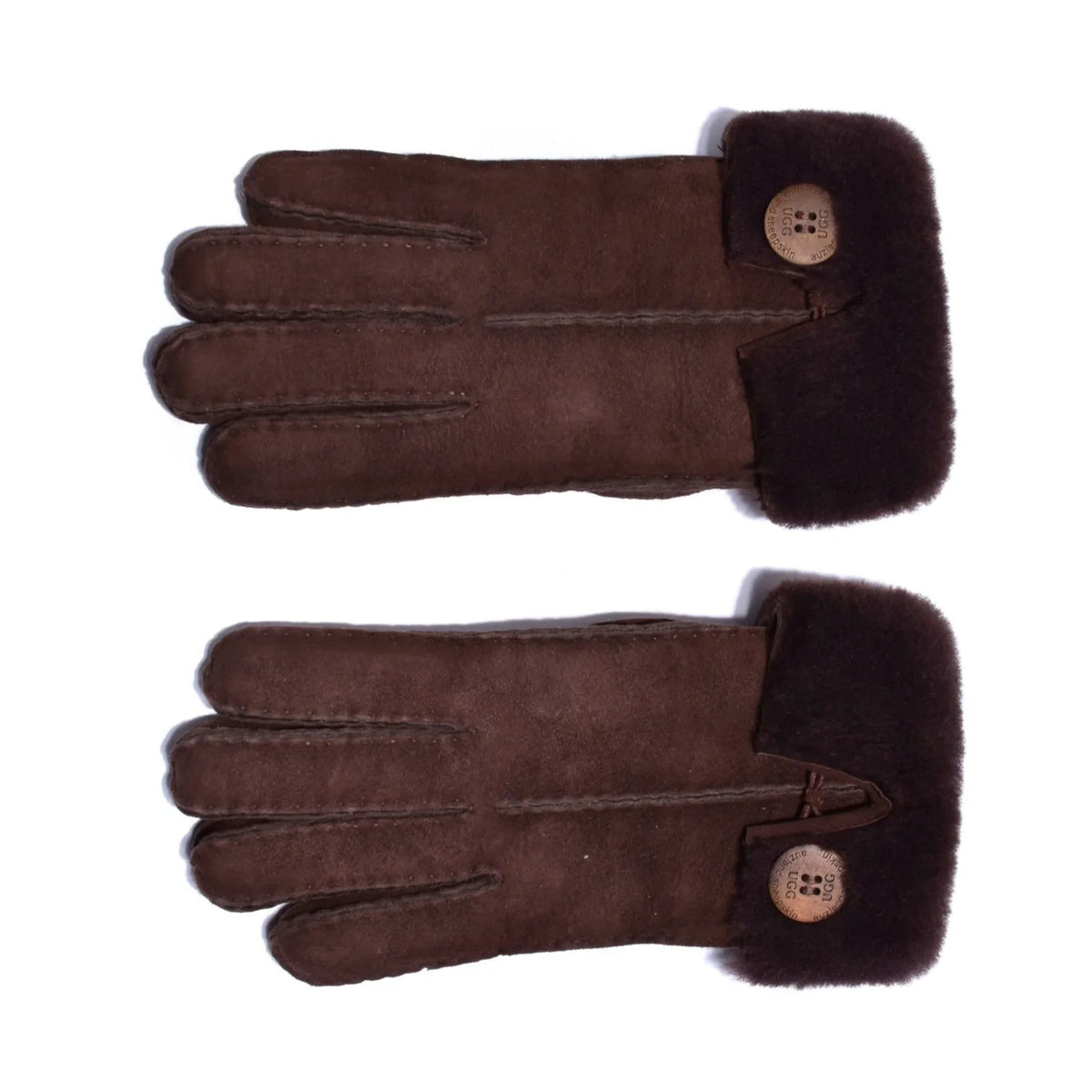 Button Gloves Sheepskin Uggs